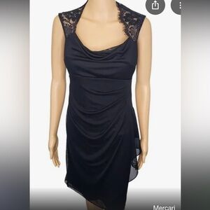 Scarlett lack shoulder dressing! Perfect for a holiday party!